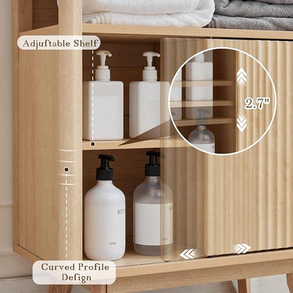 Grepatio Bathroom Storage Cabinet - Image 2