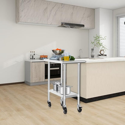 HARDURA Stainless Steel Commercial Table Prep & Work Table - Image 7
