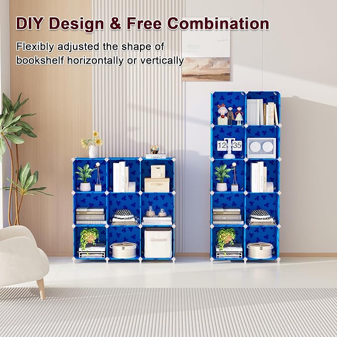 UNKU 10 Cube Storage Organizer, Closet Organizer Storage Shelves, Clothes - Image 5