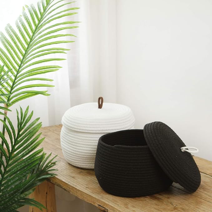 Sea Team Round Cotton Rope Storage Basket - Image 2