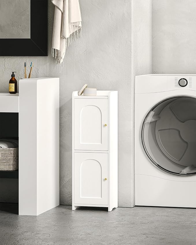 Hzuaneri Bathroom Storage Cabinet, Small Corner Floor Cabinet - Image 3