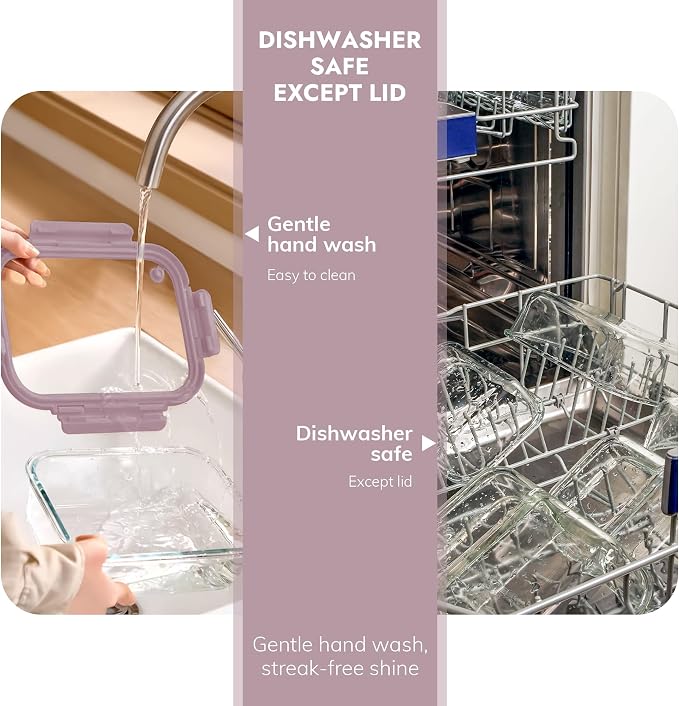 10-Pack Glass Food Storage Containers - Image 6