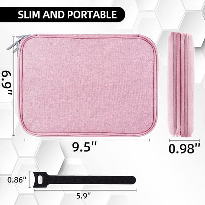 Electronic Organizer Travel Case, Travel Cable Bag, Water Resistant, Double - Image 4