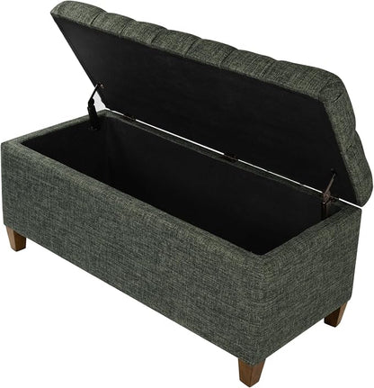 HomePop Ainsley 40" Storage Ottoman Bench - Image 8