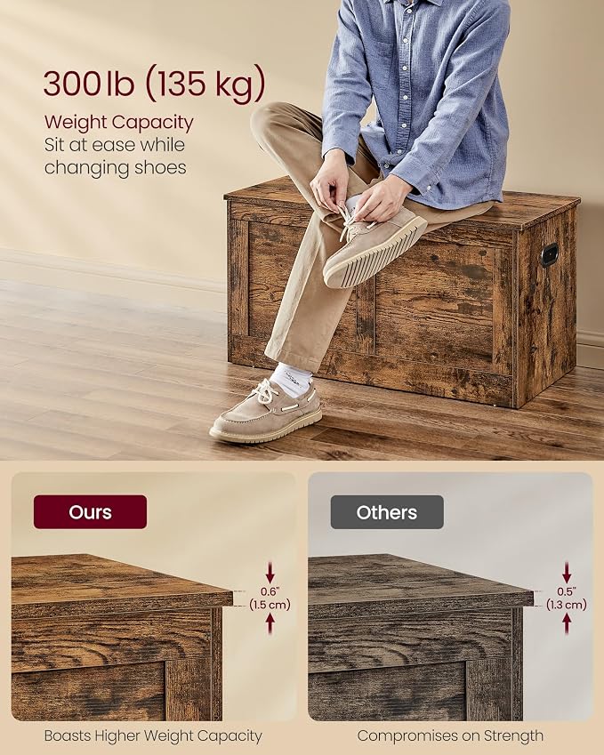 VASAGLE Storage Chest, Storage Trunk - Image 5