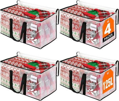 RoomHacks Clear Heavy Duty Extra Large Moving Bags, Reinforced Handle and by RoomHacks