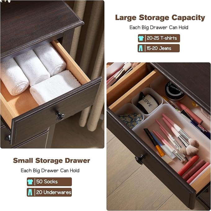 T4TREAM 7 Drawers Dresser Chests - Image 3