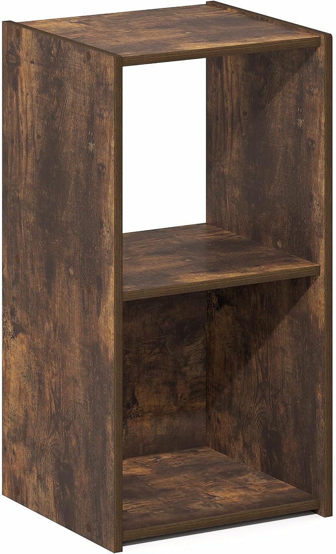 Furinno PELLI Book Shelf, 2-Cube Bookshelf - Image 6