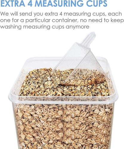 Vtopmart Extra Large Tall Airtight Food Storage Containers 4 Pieces 5.9qt / - Image 5