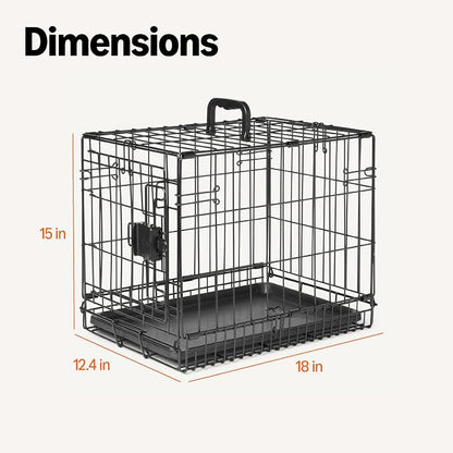 Amazon Basics Durable, Foldable Metal Wire Dog Crate - Image 5