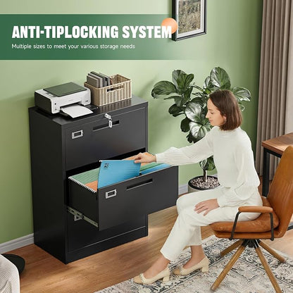 Letaya 3 Drawer File Cabinets - Image 4