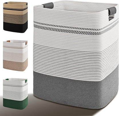 Laundry Hamper, 85L Tall Laundry Basket by Degeyoyo