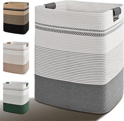 Laundry Hamper, 95L Tall Laundry Basket by Degeyoyo