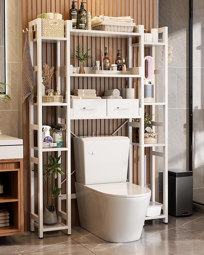 Over The Toilet Storage with 2 Drawers - Image 5