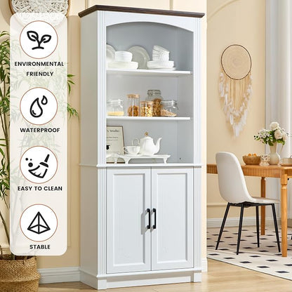 White 5 Tier Book Shelf and Bookshelf - Image 5