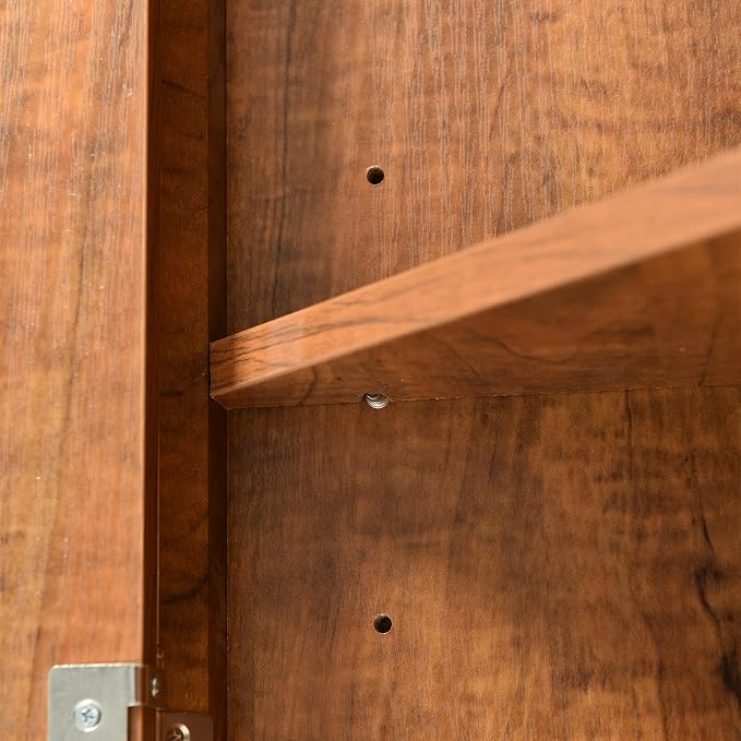 GDFStudio 31.5" H Triangle Corner Bathroom Storage Cabinet - Image 9
