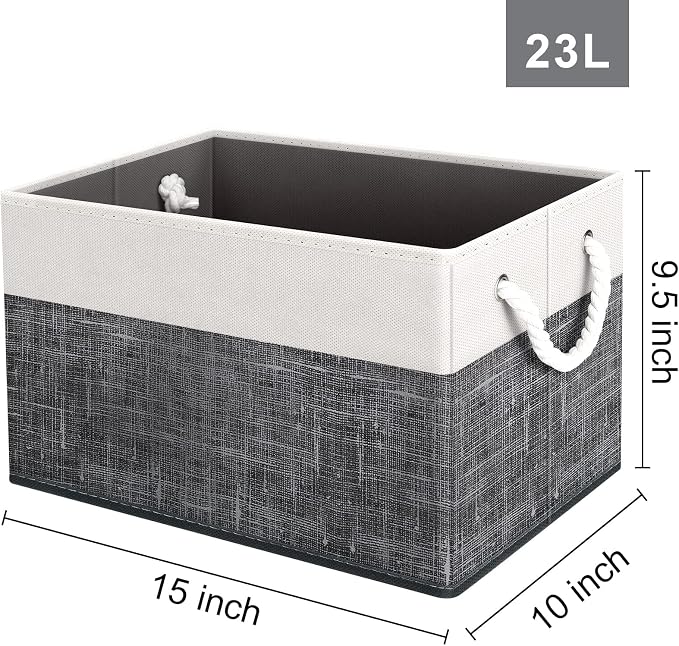 Storage Bins 6-Pack, Foldable Storage Baskets - Image 2