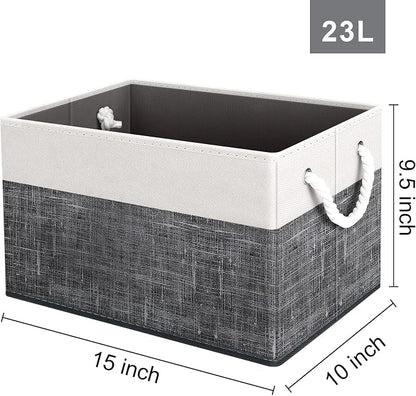 Storage Bins 6-Pack, Foldable Storage Baskets - Image 2