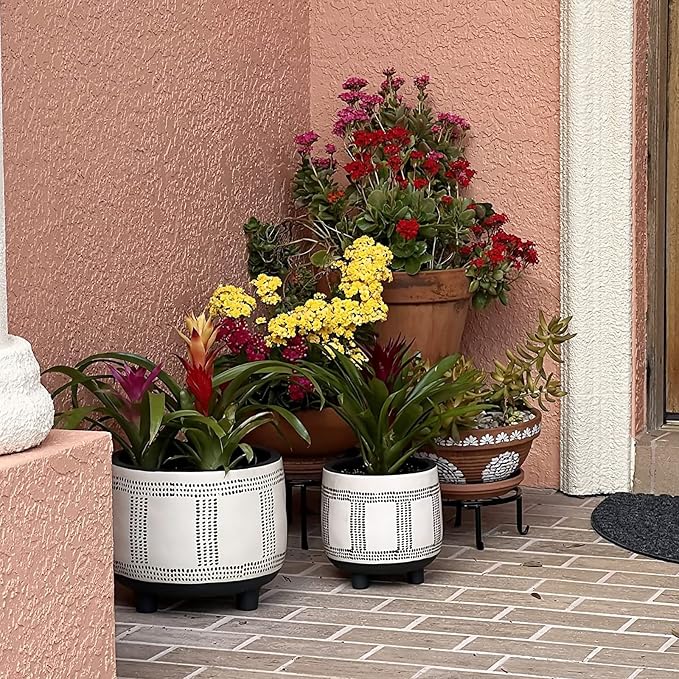 5 Pack Metal Plant Stands for Multiple Plant, Heavy Duty Flower Pot Stands for - Image 6