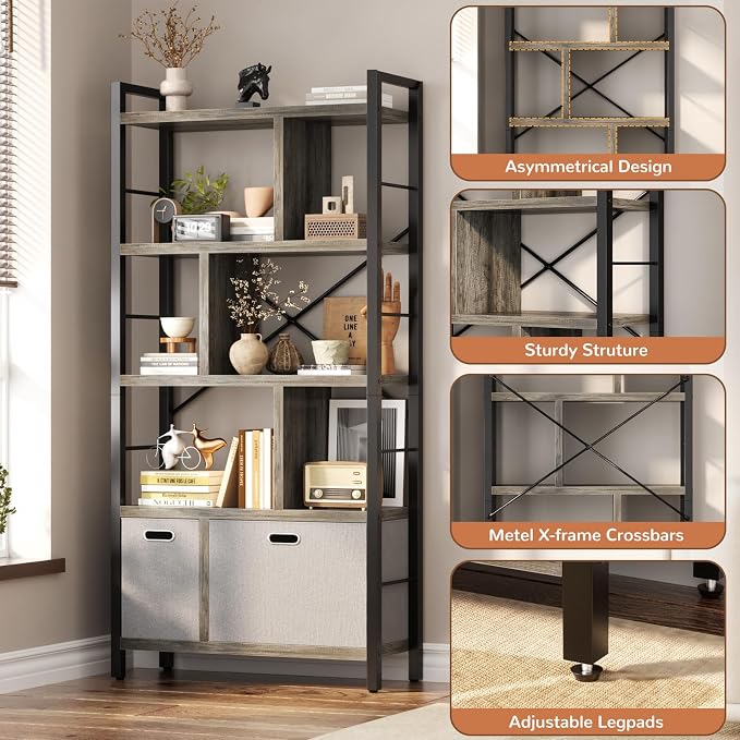 Armocity Bookshelf with Drawers - Image 4