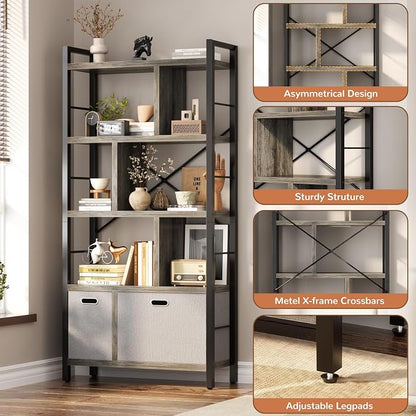 Armocity Bookshelf with Drawers - Image 4