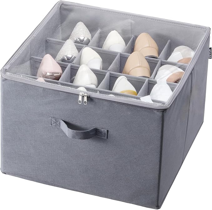 VEVOR Under Bed Shoe Storage Organizer, 1 Pack, 16 Compartments, Underbed Shoe - Image 9