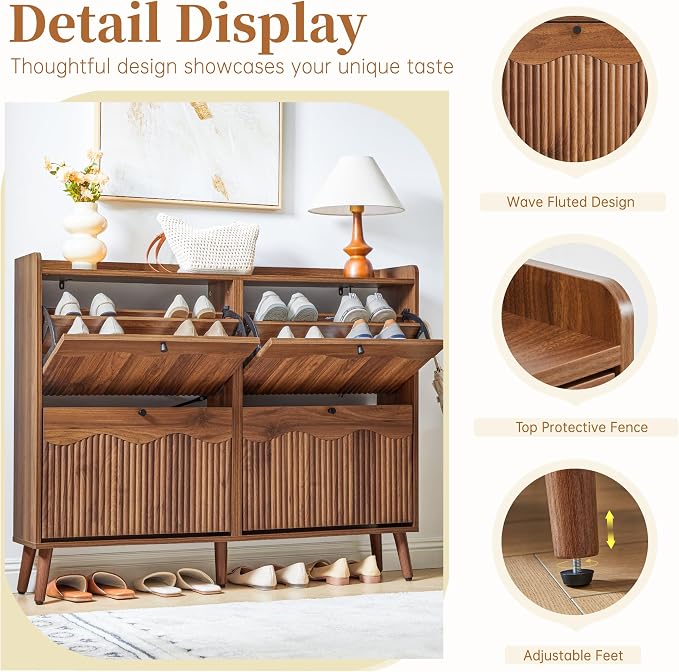 BERRYMERRY 47.2” Shoe Storage Cabinet - Image 6