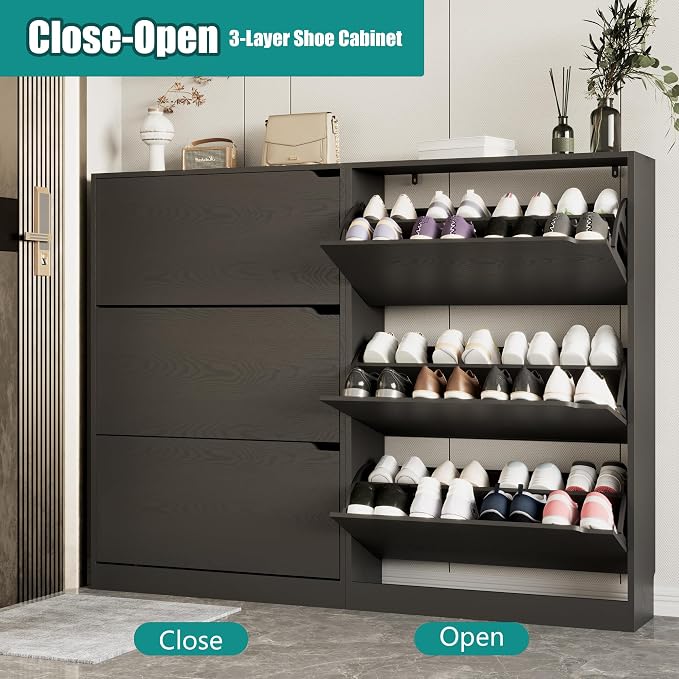 Xixini Shoe Storage Cabinet for Entryway - Image 3