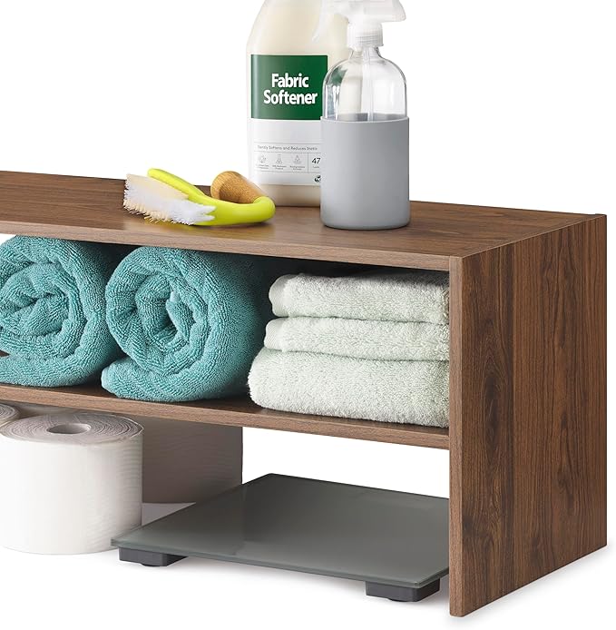 Whitmor Wood Stackable 2-Shelf Shoe Rack, 31 inches，2 Pack - Image 6