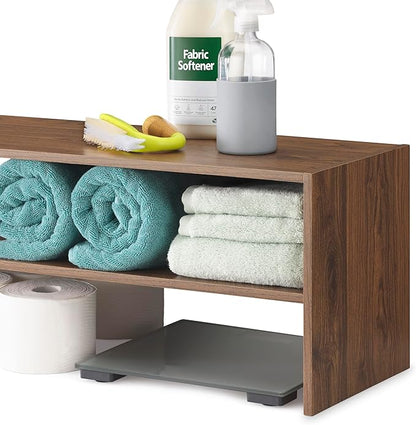 Whitmor Wood Stackable 2-Shelf Shoe Rack, 31 inches，2 Pack - Image 6