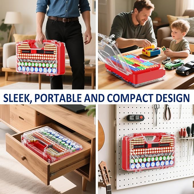 Battery Organizer Storage Holder Box Case - Image 7