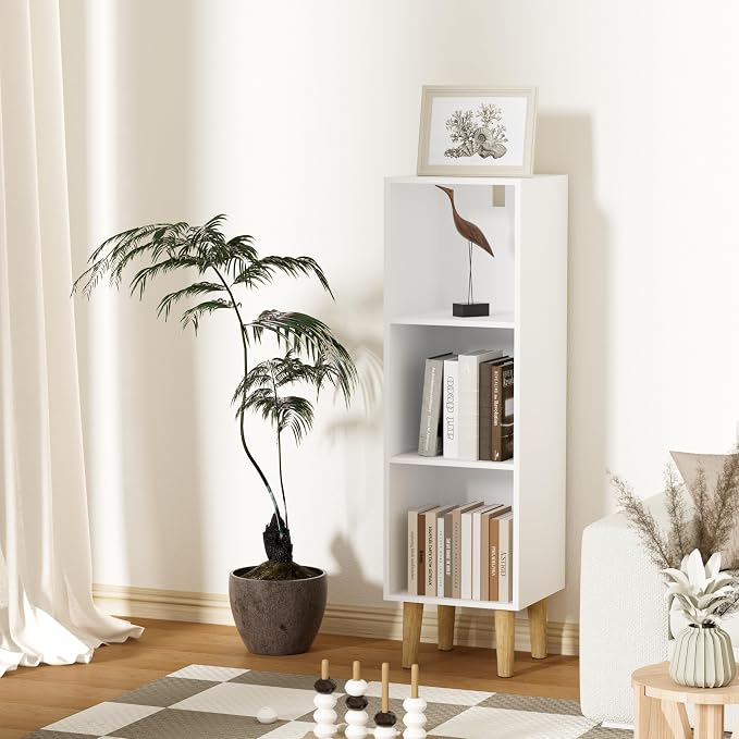 3 Cube Bookcase, Wooden Book Shelf Cube Storage Organizer - Image 2
