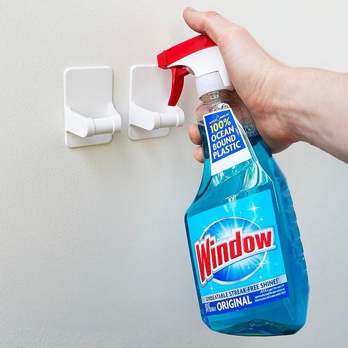 Wall Hooks for Spray Bottle, Salf-Adhesive Spray Bottle Holder, for Spray - Image 7