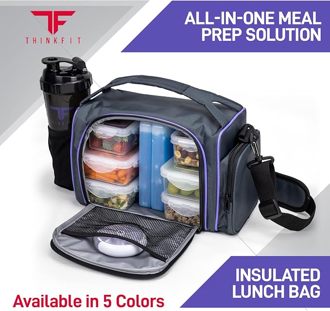 ThinkFit Insulated Meal Prep Lunch Box - Image 3