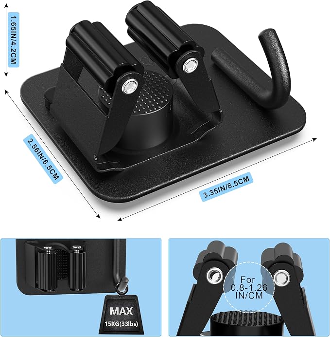 4 Pack Mop and Broom Holder Wall Mount - Image 7