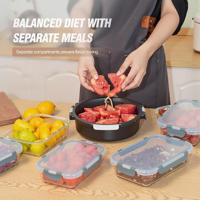 10-Pack Meal Prep Containers - Image 6