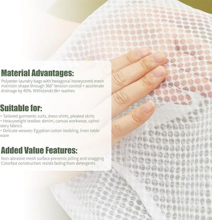 GWT 4Pcs 3D Mesh Laundry Bags - Image 4