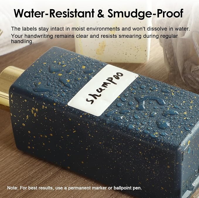 MaxGear 1000 Removable Freezer Labels 1x2 Inch | Waterproof Oil Resistant - Image 4