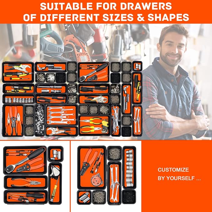 Tool Box Organizer, Tool Drawer Organizer Tray Divider, Toolbox Organization - Image 5