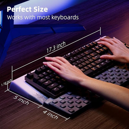 Ospelelf Keyboard Wrist Rest Pad, Comfy Ergonomic Keyboard Stand Holder - Image 6