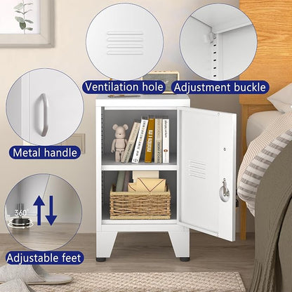 PAOFIN 24.4" H Metal Locker Storage Cabinet - Image 5