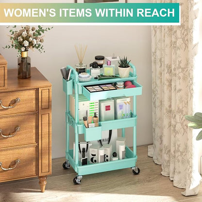 Goovilla 3 Tier Rolling Utility Cart Organizer - Image 5