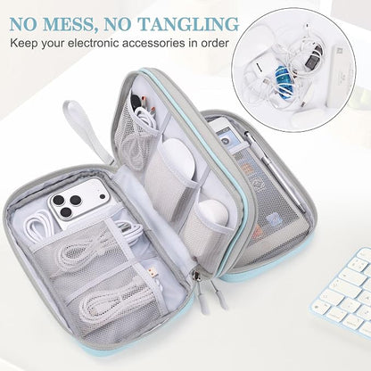 FYY Electronic Organizer, Large Travel Cable Organizer Bag Pouch Electronic - Image 5