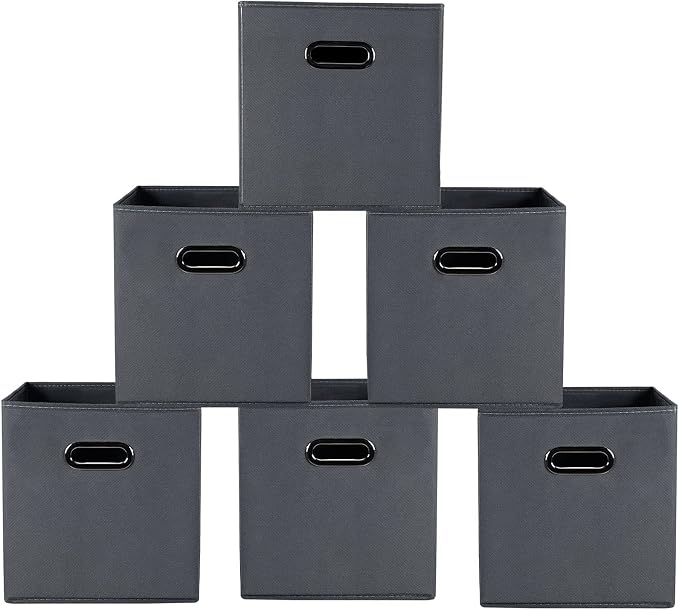 Yunkeeeper storage bins Cubes, Fabric Cube Organizer by Yunkeeper