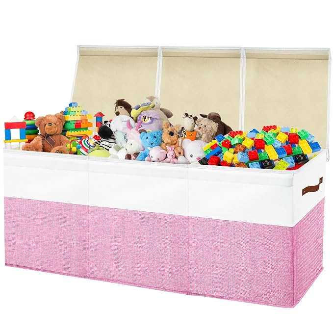 Large Toy Box Chest, Toy Storage Organizer, Storage Bins by STORASIER