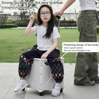 Collapsible Rolling Crate on Wheels - Image 5