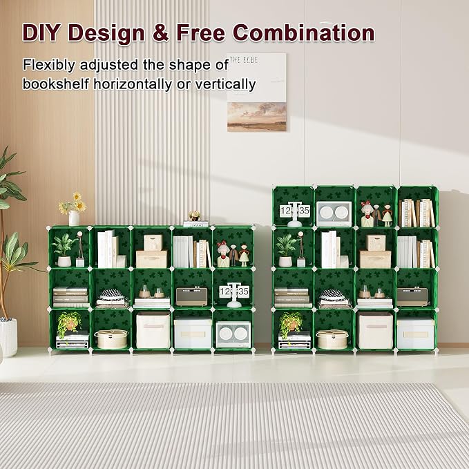 UNKU 16 Cube Storage Organizer, Closet Organizer Storage Shelves, Clothes - Image 5