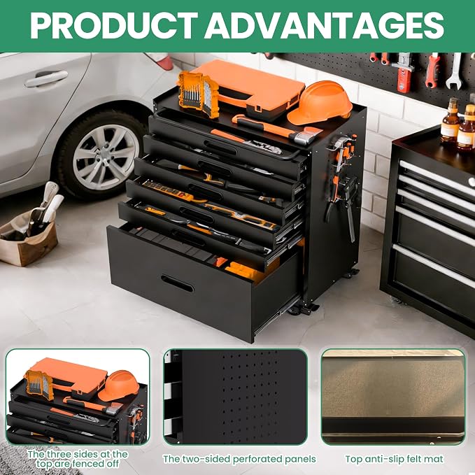 Garage Cabinet System | Heavy Duty Steel All-in-One Modular Garage Cabinet Set - Image 7