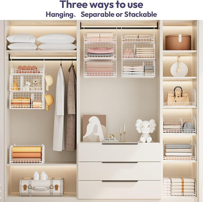 SWTYMIKI Hanging Closet Organizer Storage - Image 4