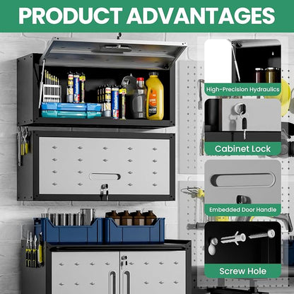 Garage Cabinet System | Heavy Duty Steel All-in-One Modular Garage Cabinet Set - Image 5